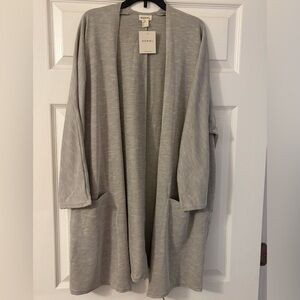 DONNI. Sandwash Open Front Women's Cardigan